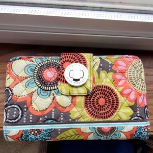 Vera Bradley Turn Lock Wallet